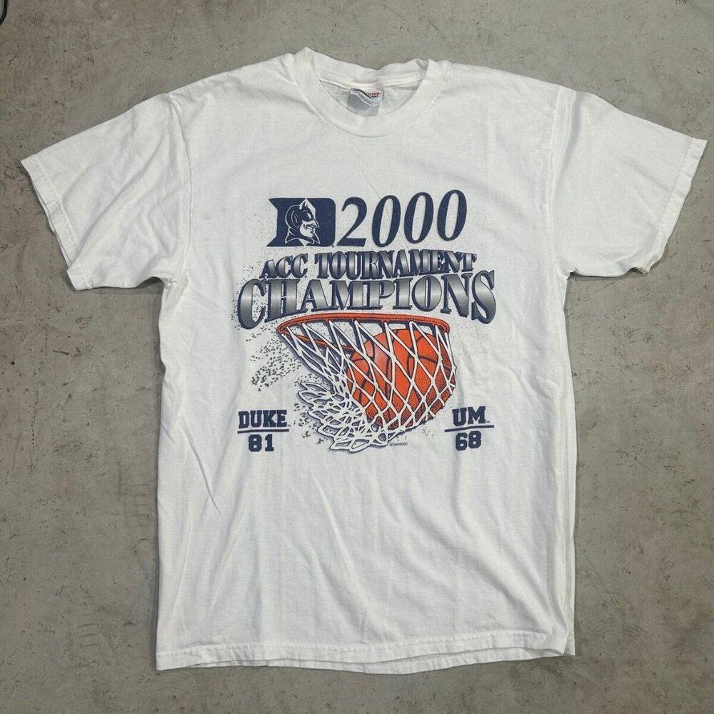 Vtg 2000 Acc Tournament Duke Basketball Um 8168 Shirt